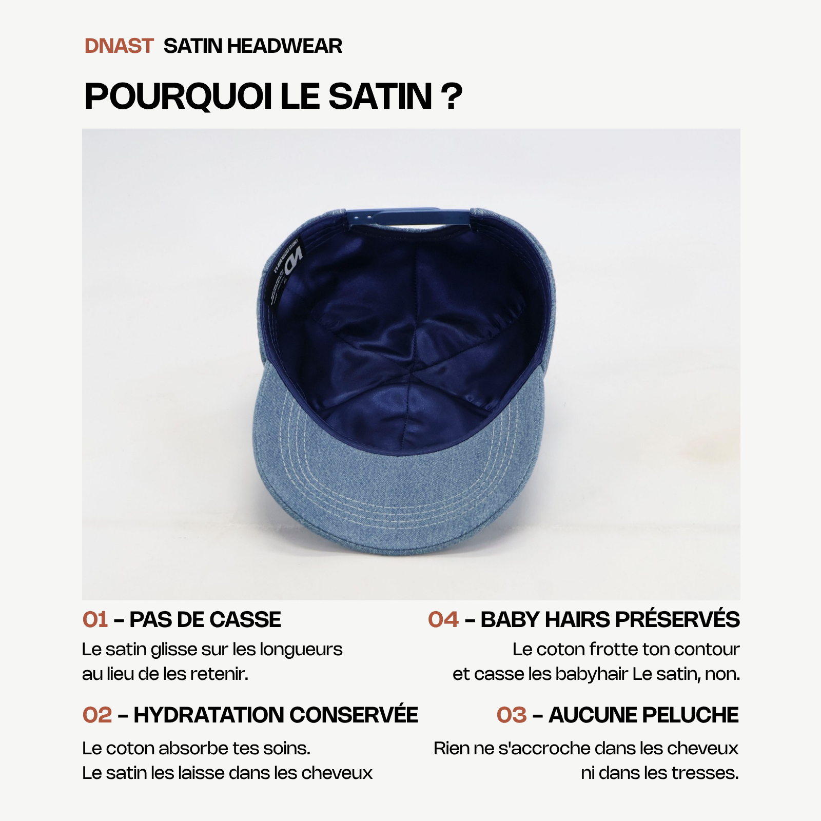 Casquette DNAST - Jeans - Enfant