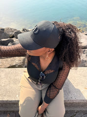 Demi-casquette anti-frictions doublée en satin