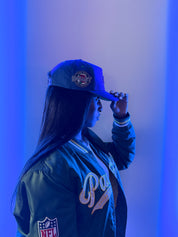 Casquette Satin Royal Blue – 5-Panels Structurée “Legacy” | DNAST