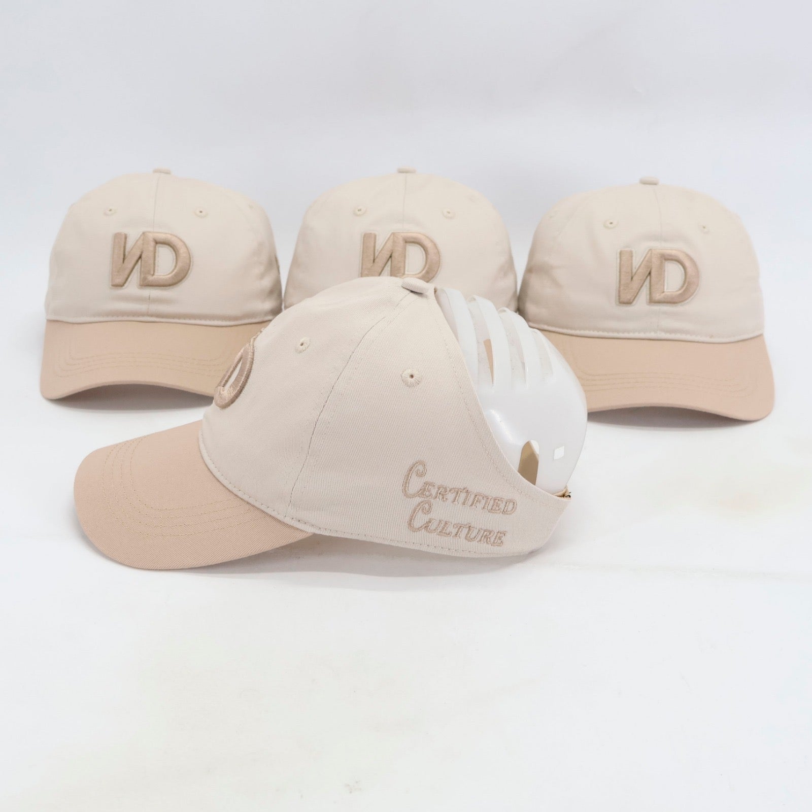 Demi-casquette DNAST - Beige structurée