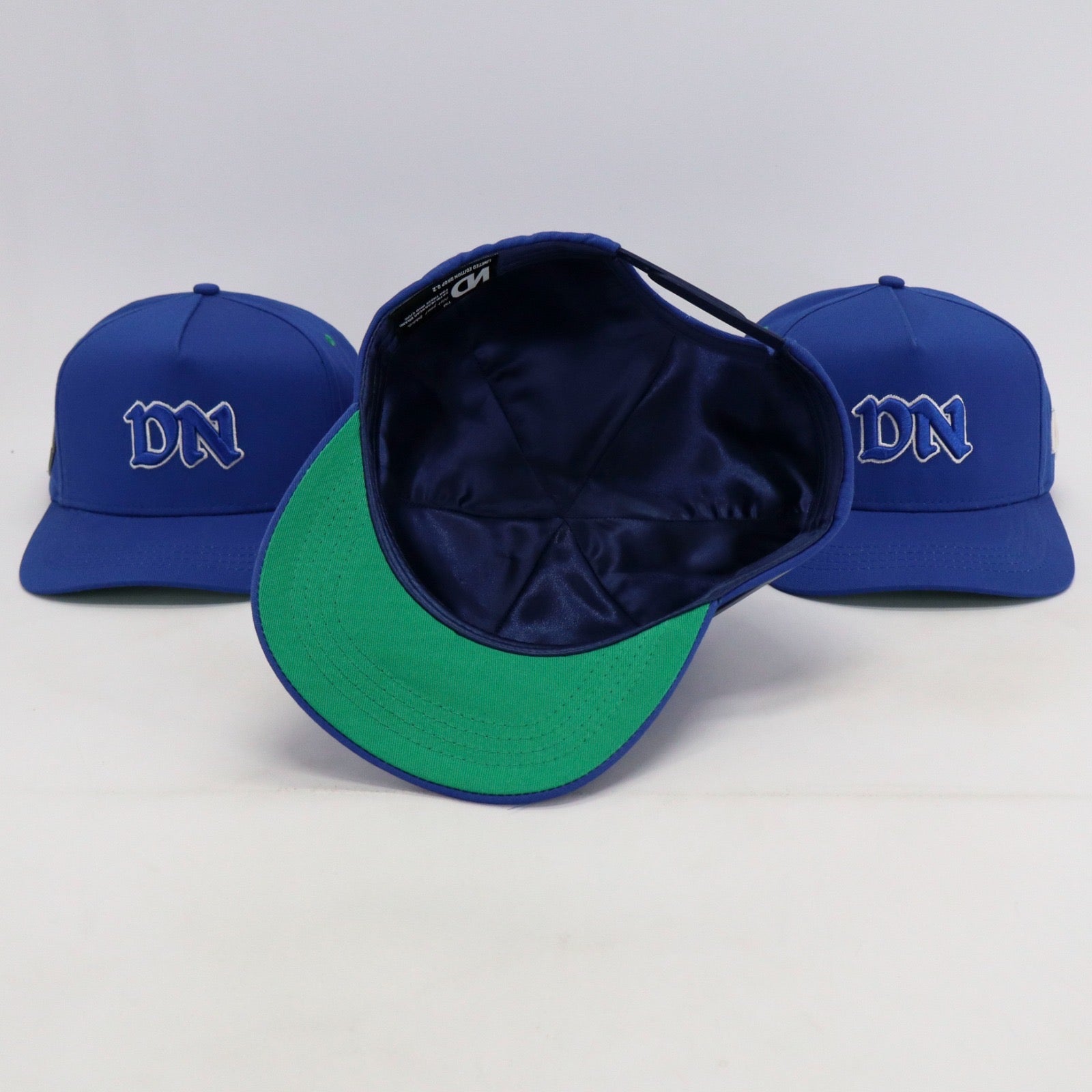 Casquette Satin Royal Blue – 5-Panels Structurée “Legacy” | DNAST