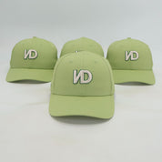KIDS - VISIERE DOUBLÉE EN SATIN - ROSE - CHOCO CREAM - VERT