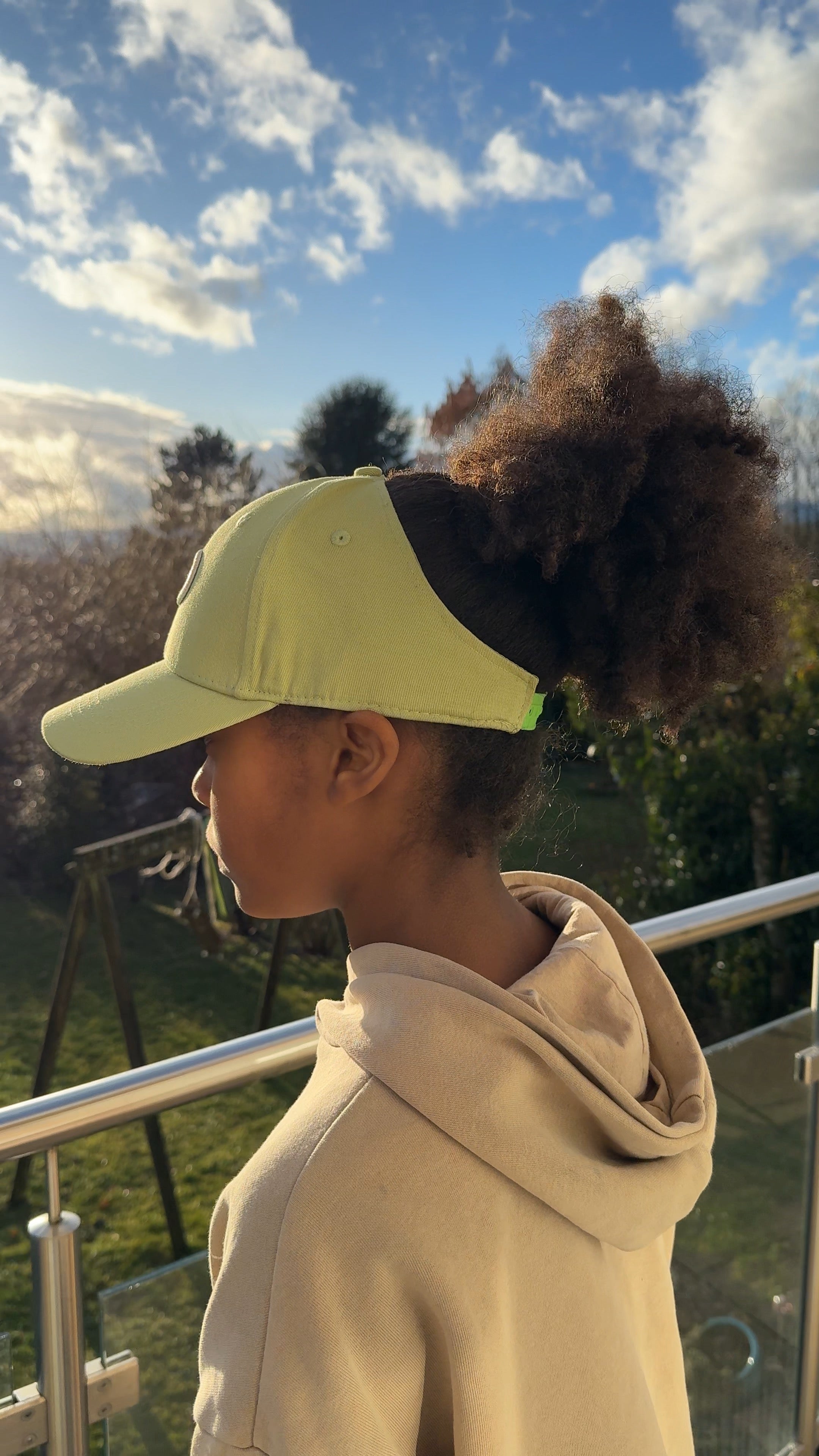 Demi-casquette anti-frictions doublée en satin enfant - « certified culture »