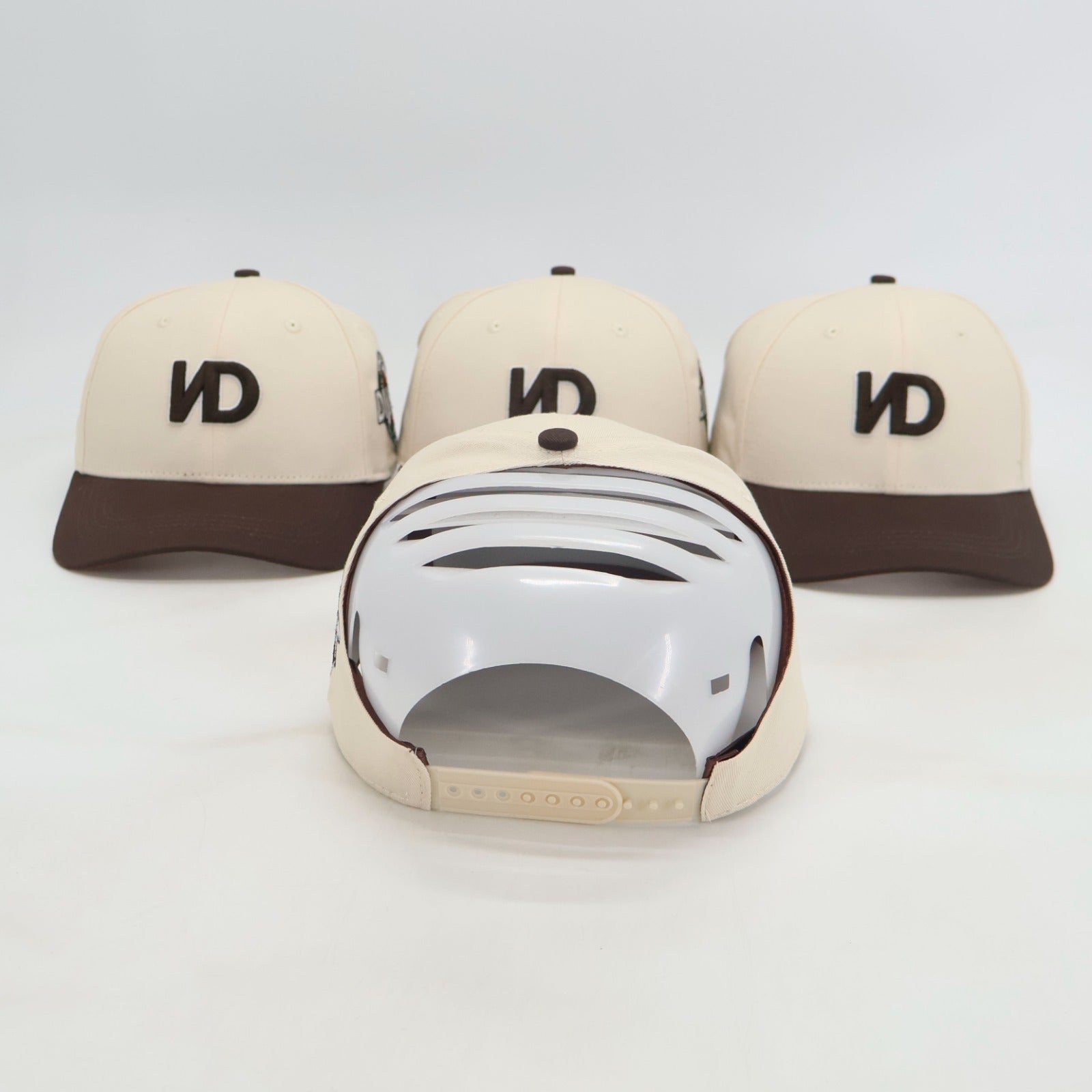 KIDS - VISIERE DOUBLÉE EN SATIN - ROSE - CHOCO CREAM - VERT