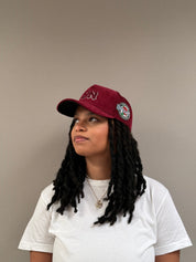 Certified Culture - Casquette satin bordeaux
