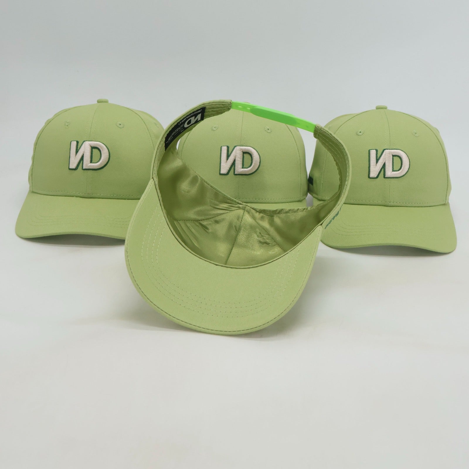 Demi-casquette satin verte - Enfant