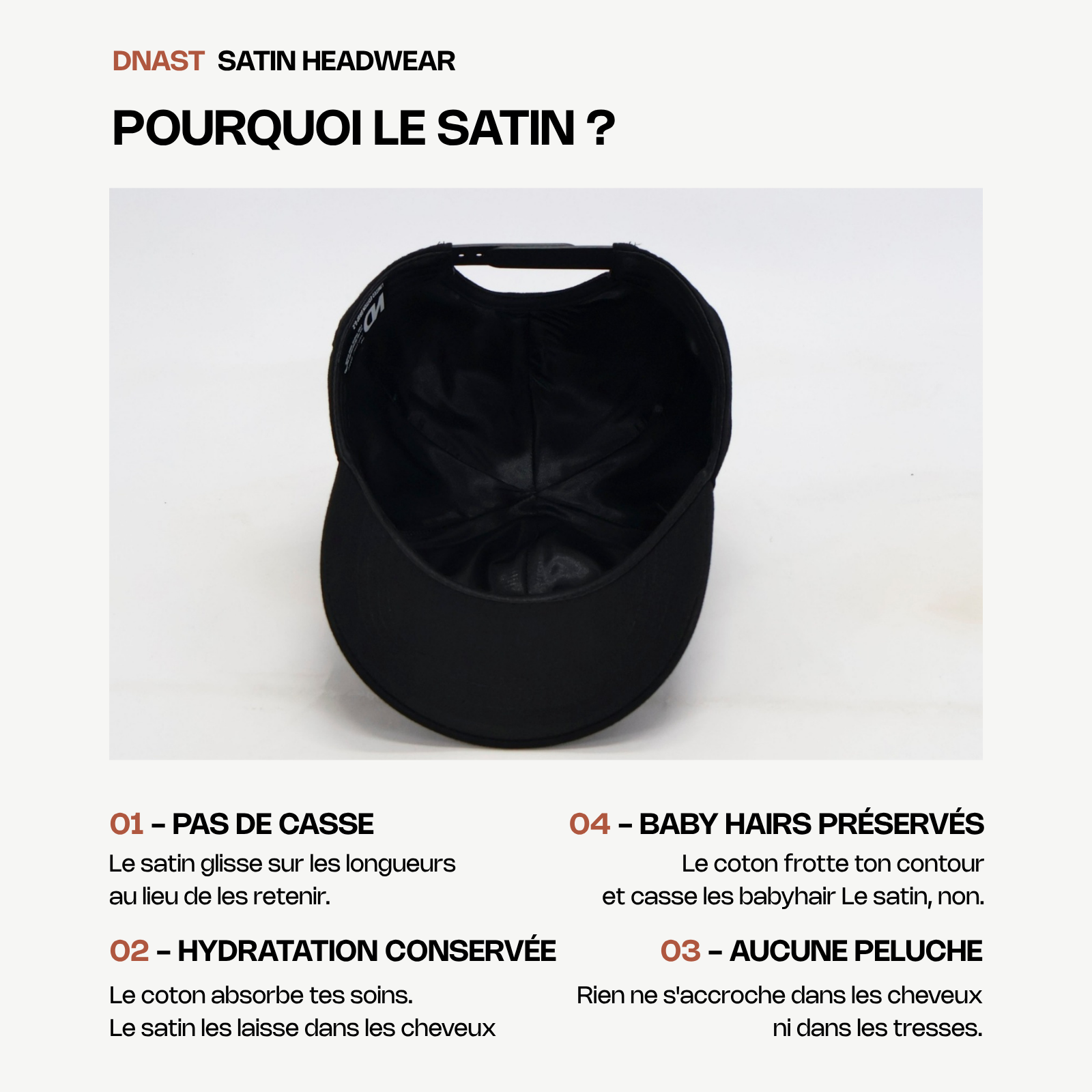 Casquette DNAST - Black on Black