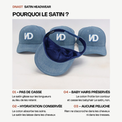 Demi-casquette DNAST - Bleu jean