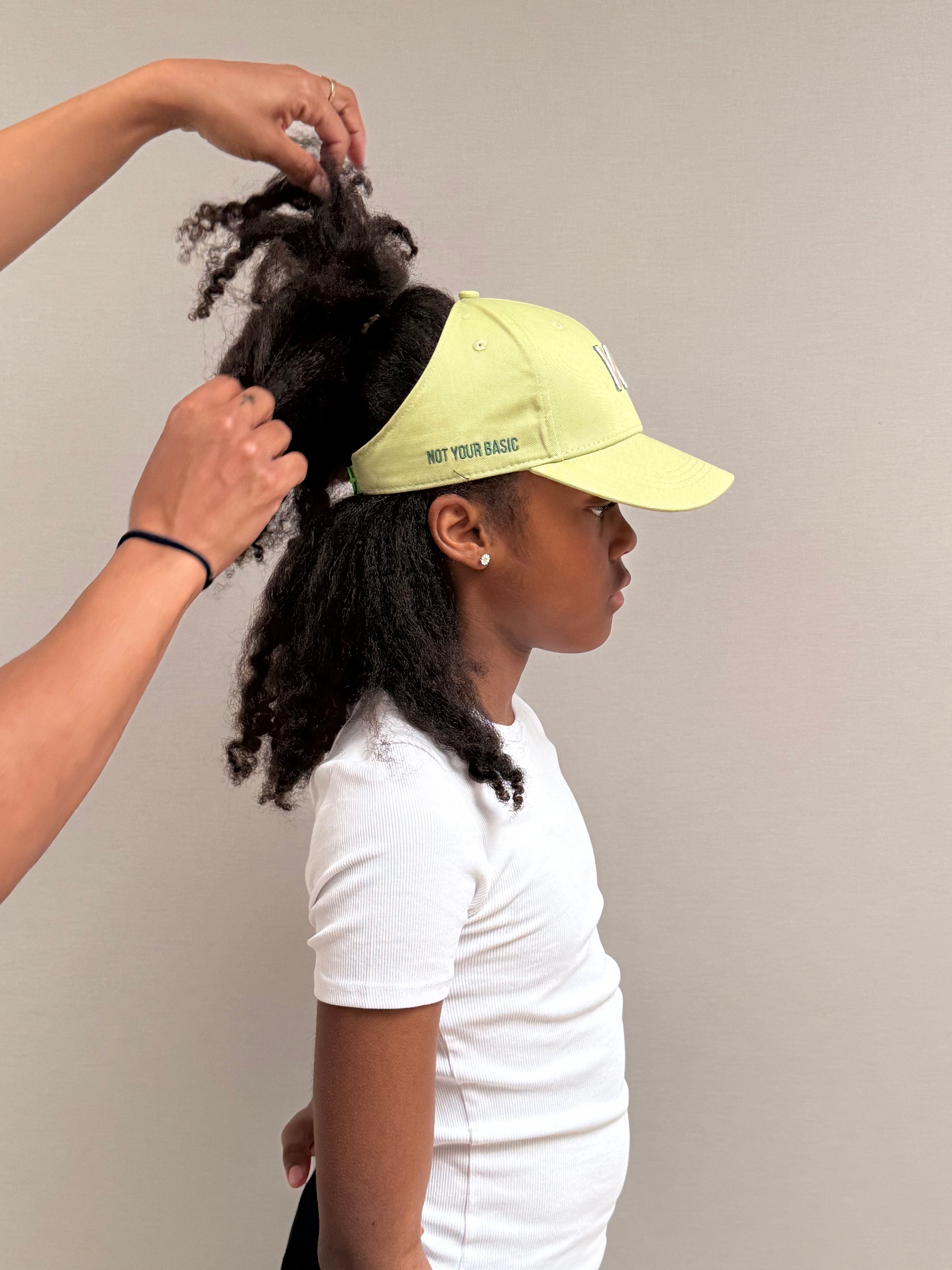 Demi-casquette anti-frictions doublée en satin enfant - « certified culture »