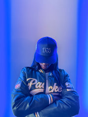 Casquette Satin Royal Blue – 5-Panels Structurée “Legacy” | DNAST