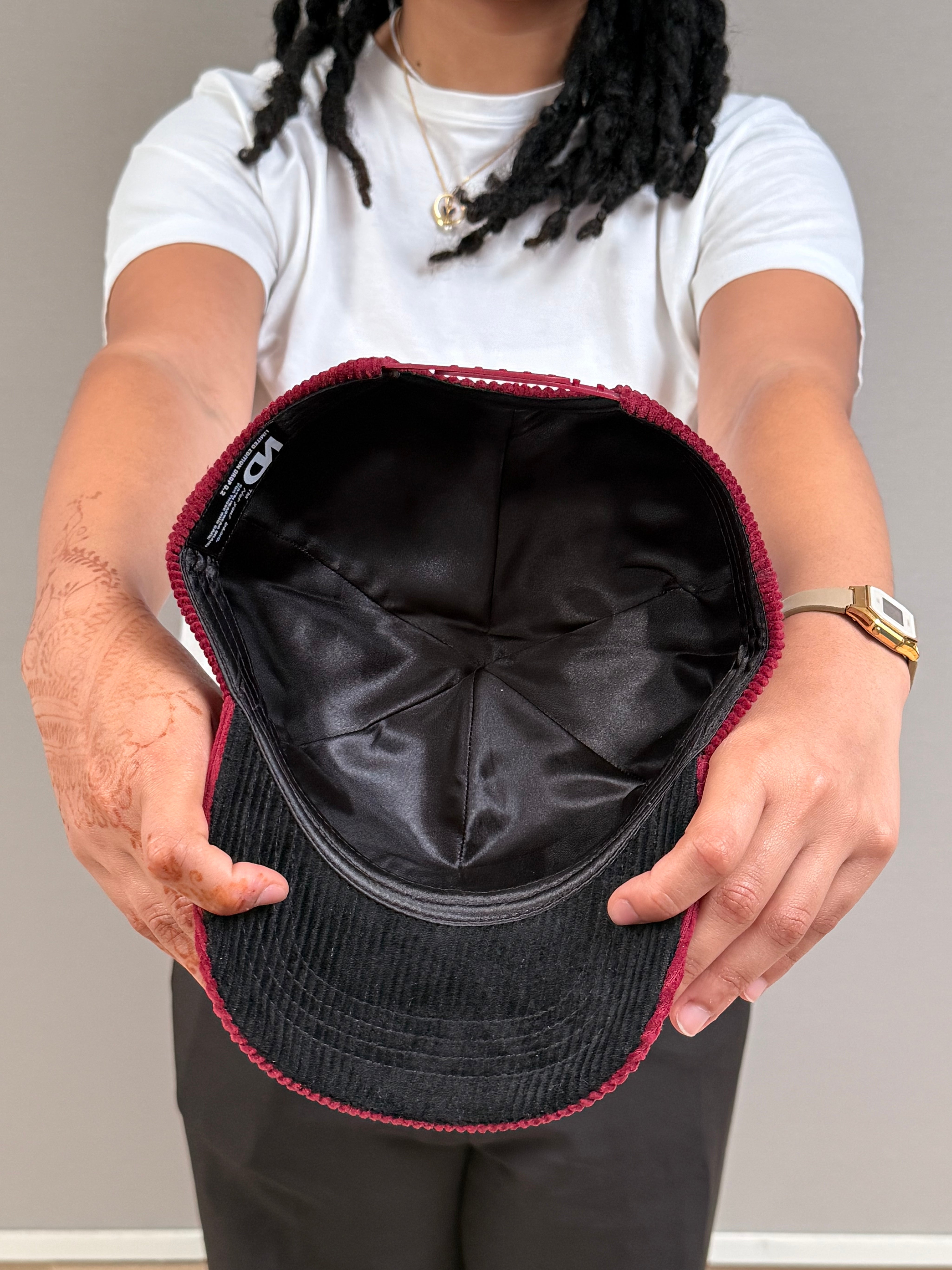 Certified Culture - Casquette satin bordeaux