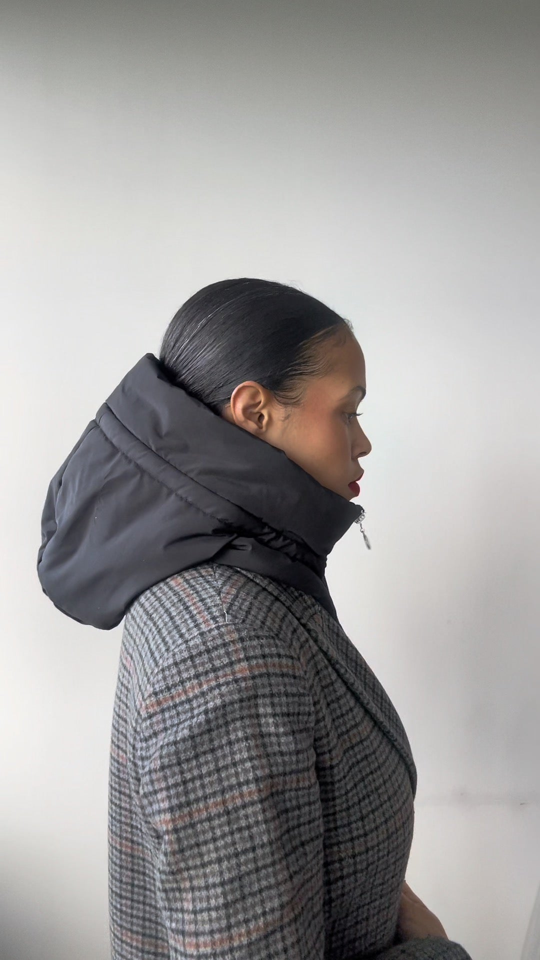 Capuche déperlante doublée satin anti-friction, protège vos cheveux du froid et des frottements
