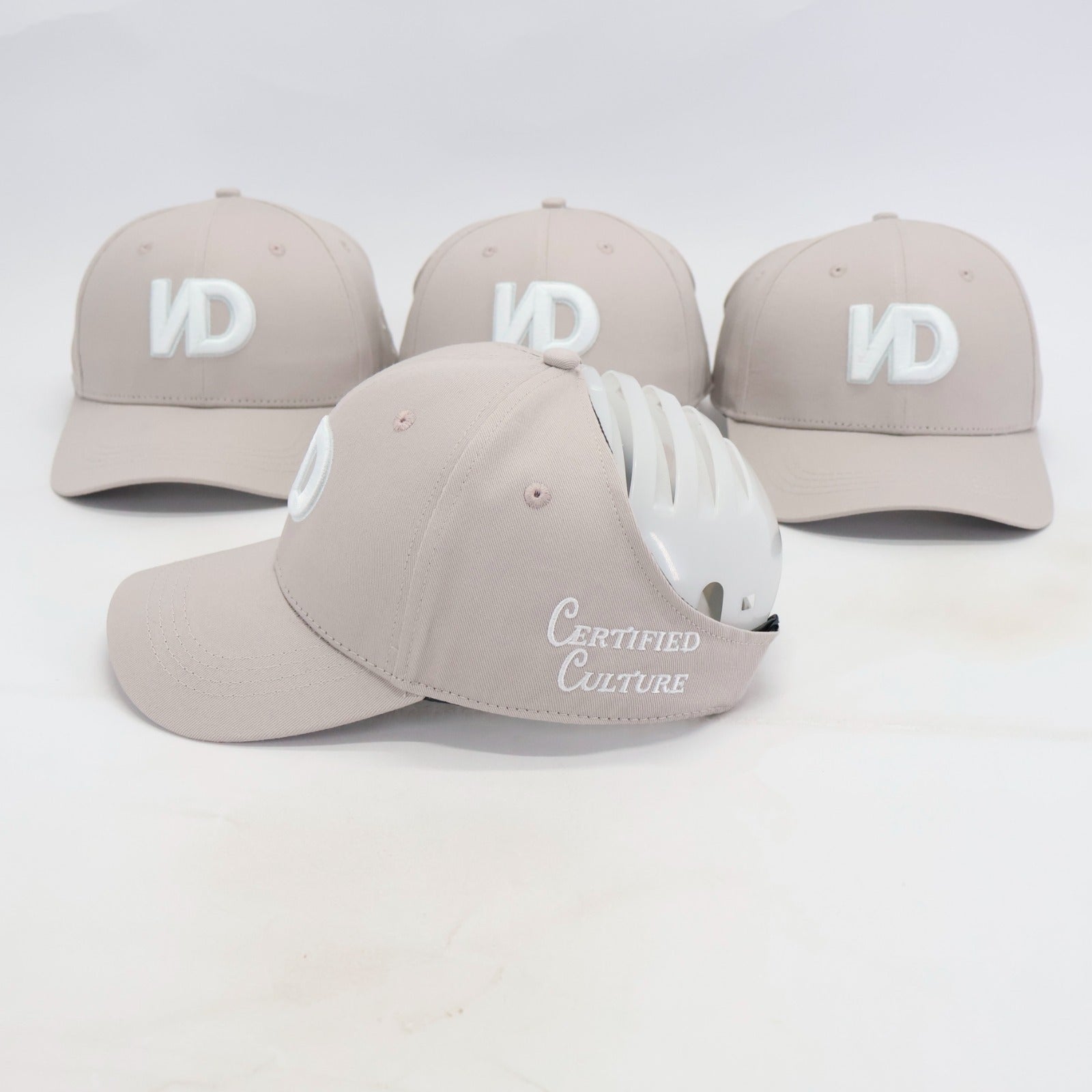 Demi-casquette Grise-Adulte