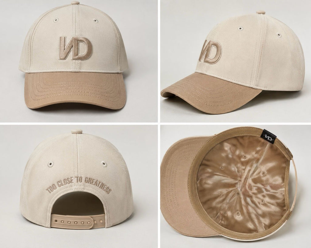 Casquette baseball Adulte en satin Beige - Expédition dès le 15 juillet
