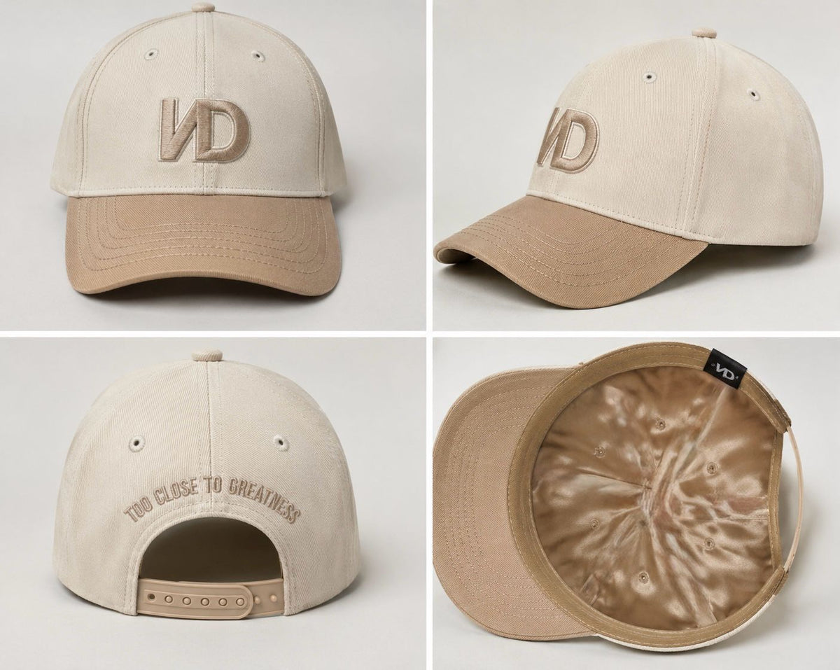 Casquette baseball Adulte en satin Beige - Expédition dès le 15 juillet