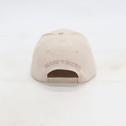 Detail doublure satin casquette beige