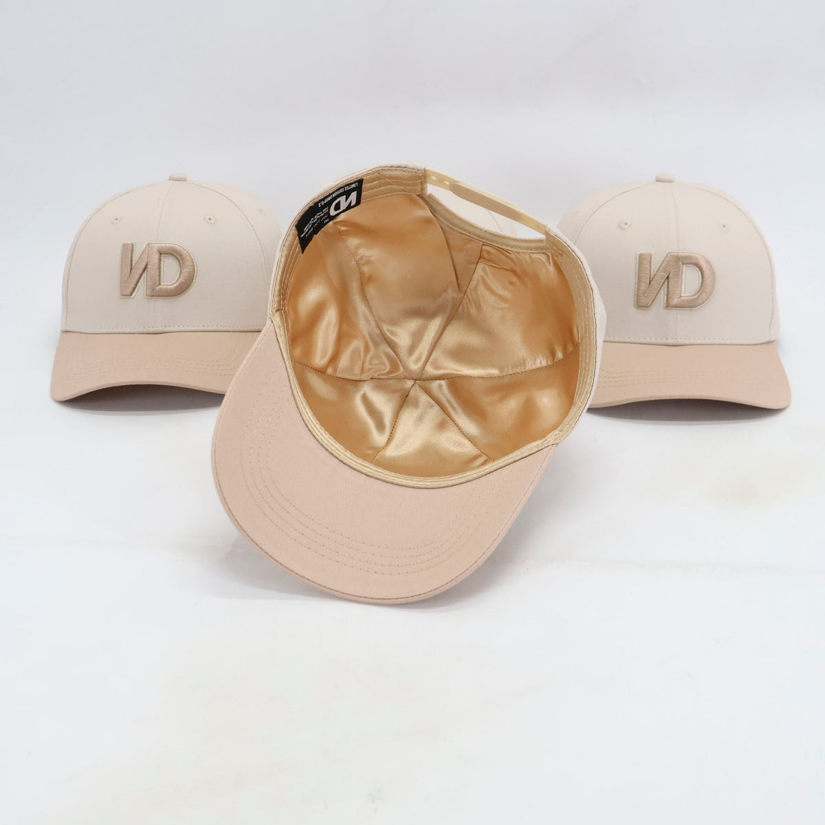 Casquette DNAST Beige adulte, doublure satin