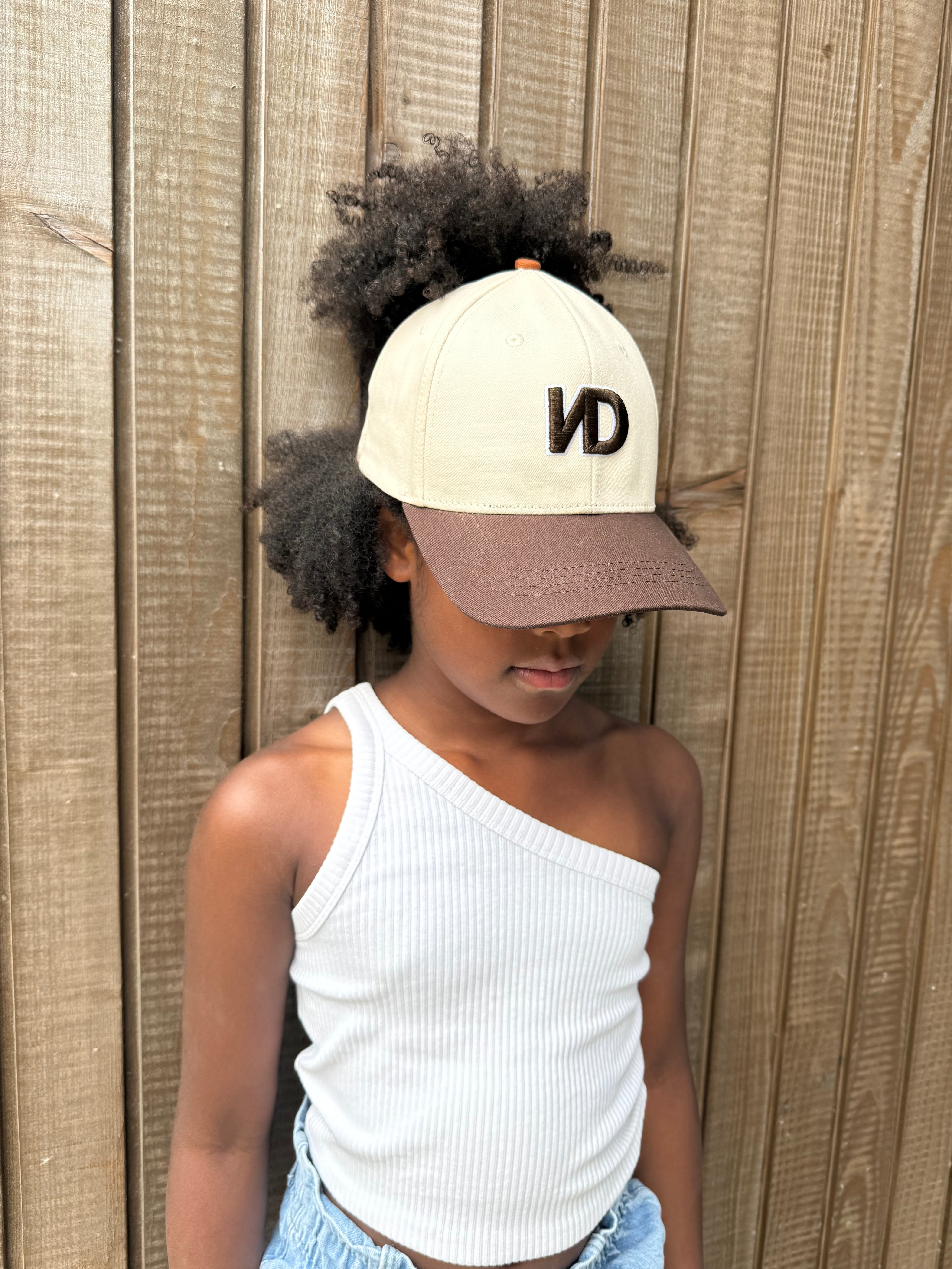 KIDS - VISIERE DOUBLÉE EN SATIN - ROSE - CHOCO CREAM - VERT