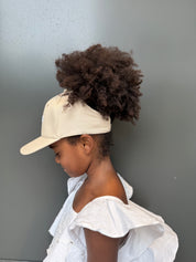 KIDS - VISIERE DOUBLÉE EN SATIN - PANDA BEIGE
