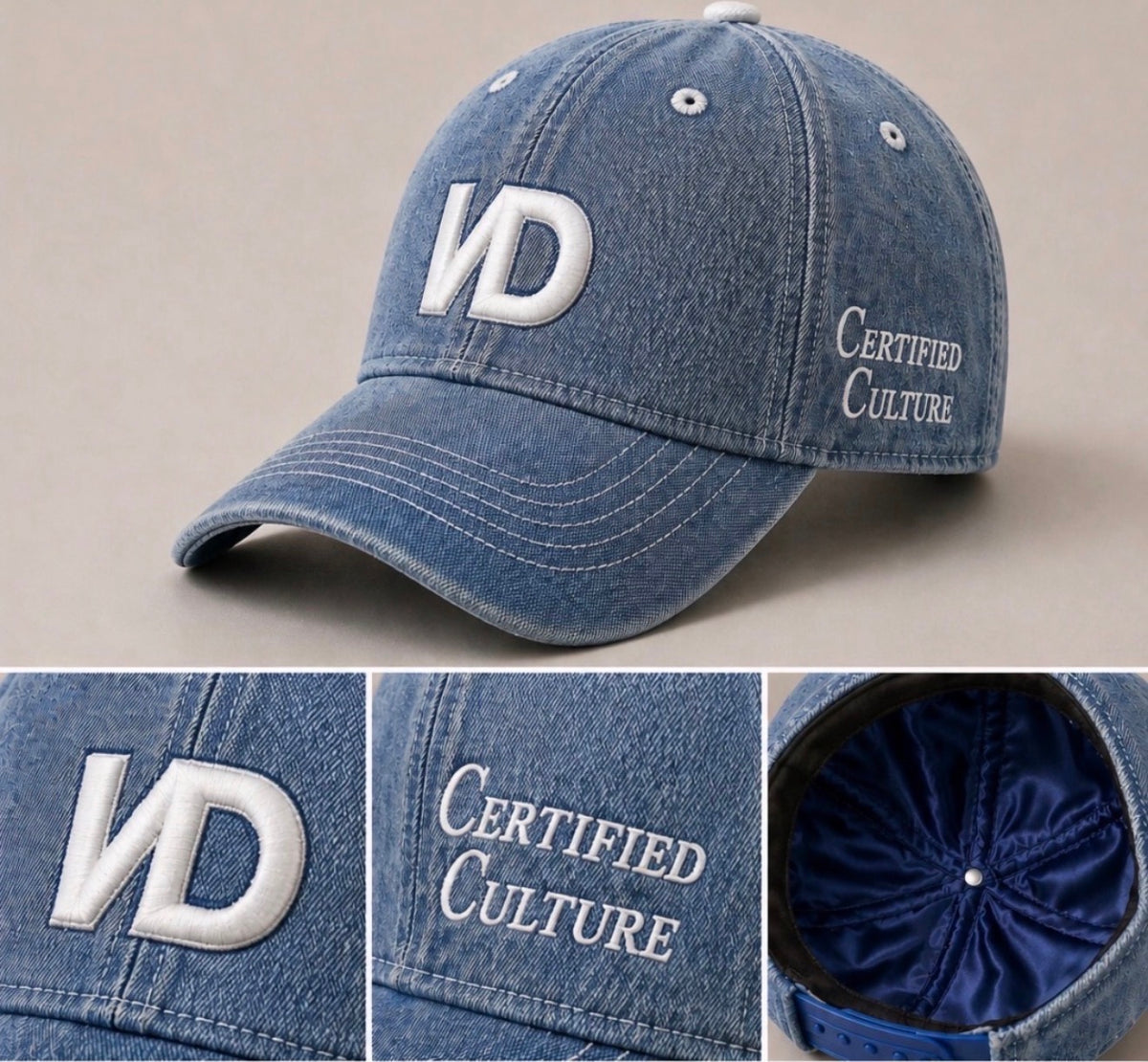 Casquette enfant jeans souple- Enfant expédition dès le 15 juillet